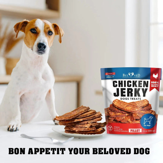 Chicken Jerky Dog Treats 1.5 Lb Human Grade Pet Snacks Grain Free Dried Strips - Absolute Discounts