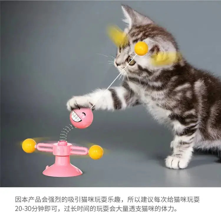 Rotating Cat Windmill Toy - Absolute Discounts