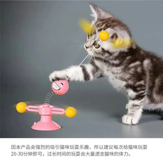 Rotating Cat Windmill Toy - Absolute Discounts