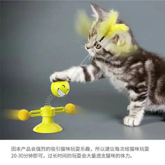Rotating Cat Windmill Toy - Absolute Discounts