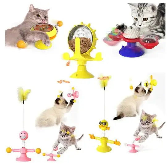 Rotating Cat Windmill Toy - Absolute Discounts