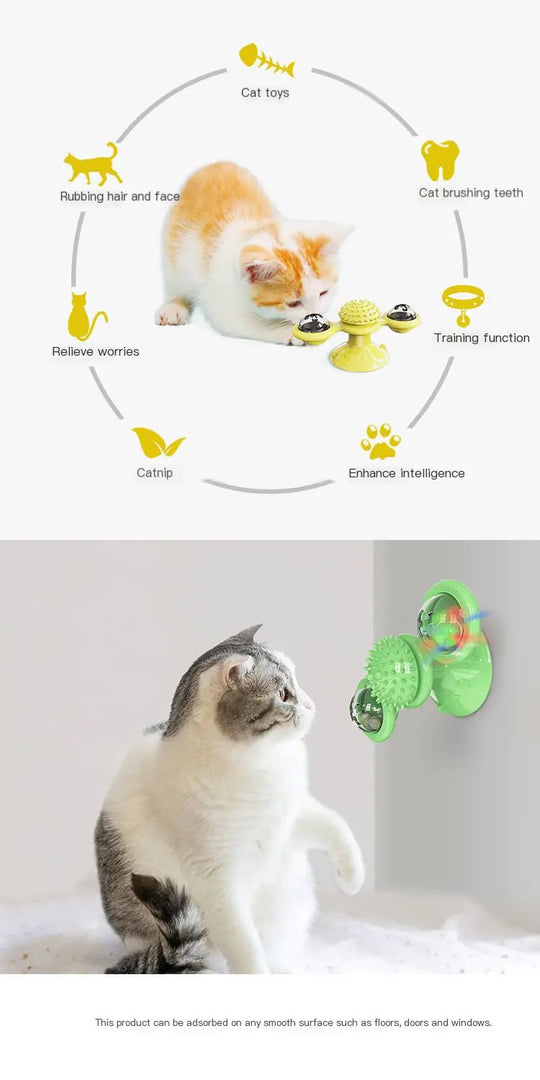 Rotating Cat Windmill Toy - Absolute Discounts