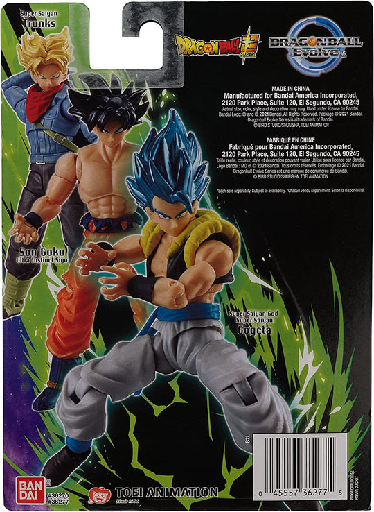 Bandai America - Dragon Ball Evolve 5 Action Figure Super Saiyan Blue Gogeta - Absolute Discounts