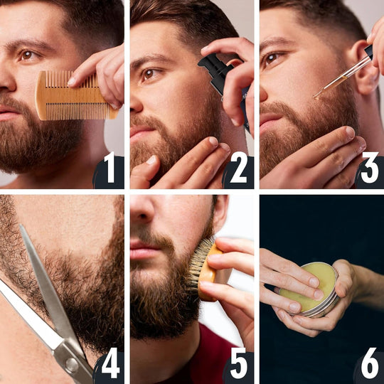 Beard Mustache Grooming Kit - Absolute Discounts