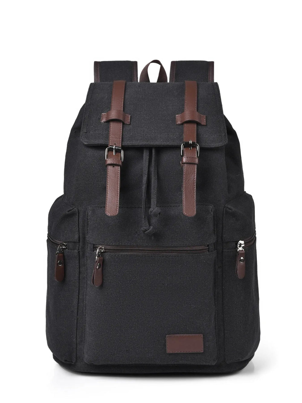Canvas Backpack Bag with Buckle Straps - Absolute Discounts