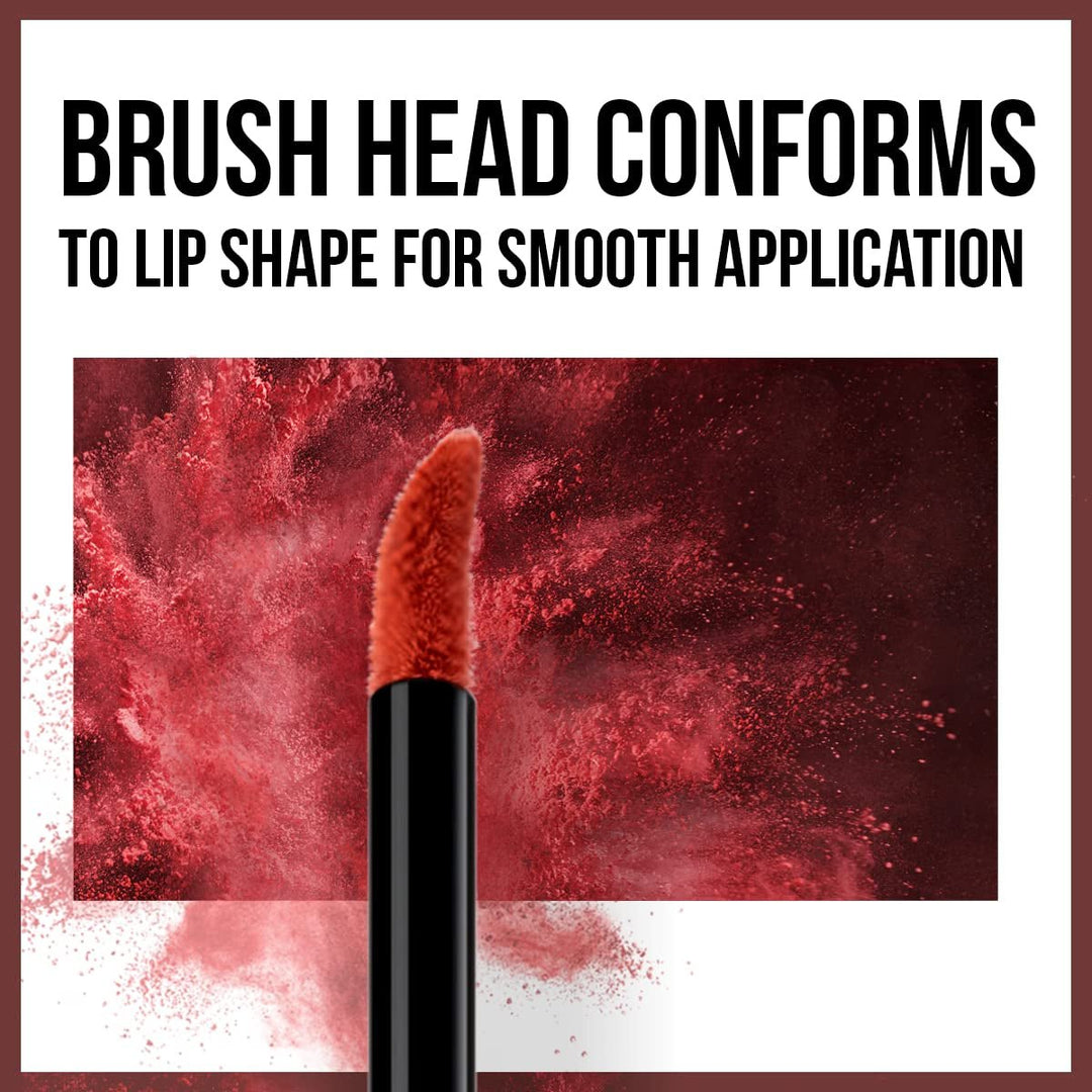 Matte Liquid Lipstick - Longwear, No - Budge, Highly Pigmented Lipcolor for All Skin Women, AM12 Peach Cream - Absolute Discounts