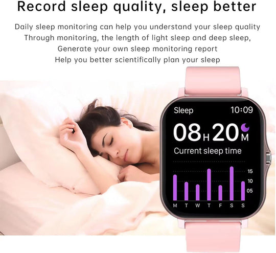 Smart Fitness Tracker Watch for Android/IOS (Rose Gold) - Absolute Discounts
