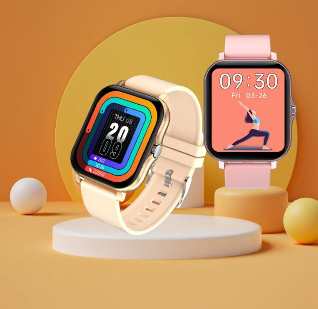Smart Fitness Tracker Watch for Android/IOS (Rose Gold) - Absolute Discounts