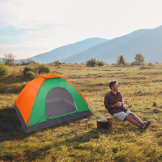 Camping Tent,Waterproof Camping Dome Tent for Outdoor Beach Camping Hiking Backpacking (2 - Person) - Absolute Discounts