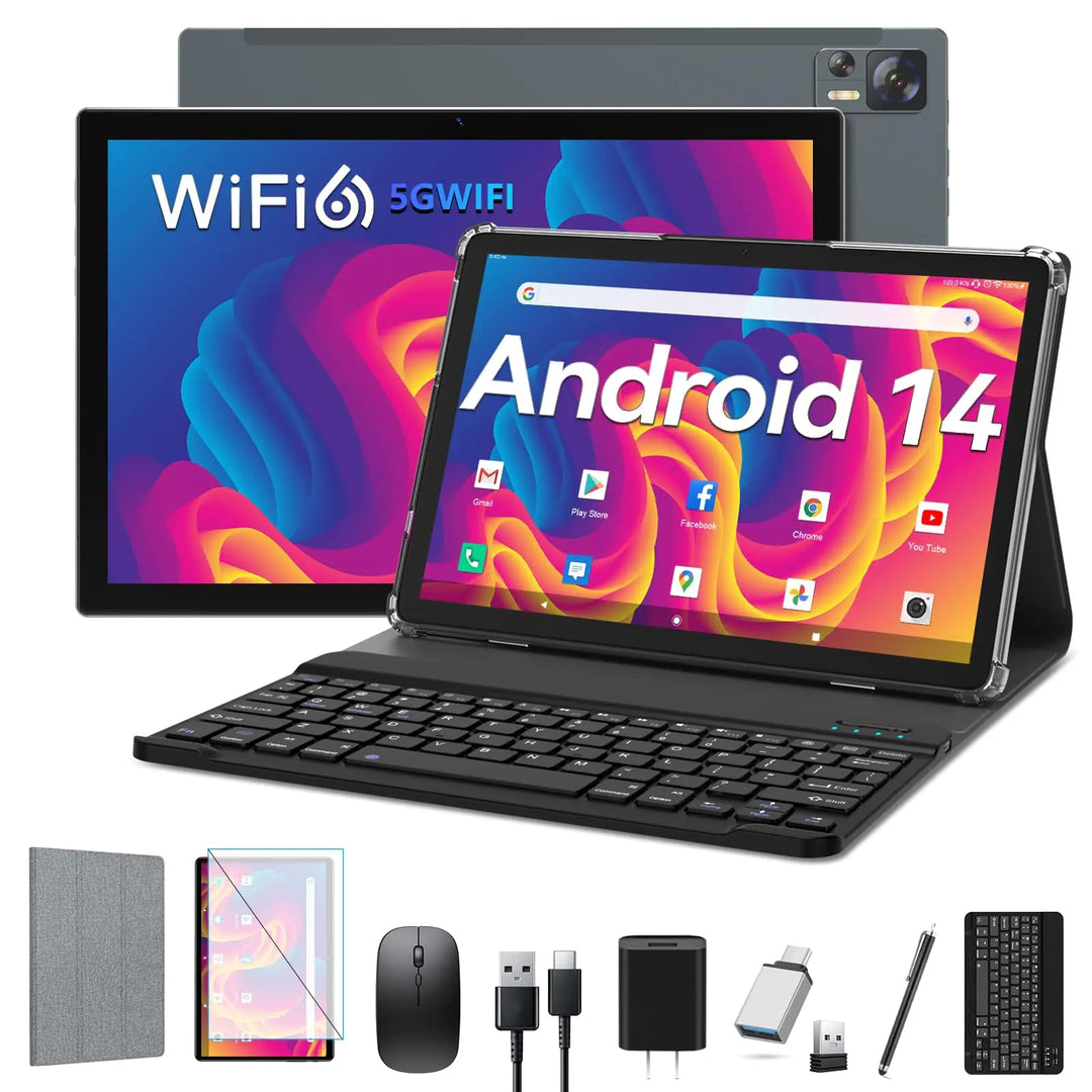 EITOMIN Android 14 Tablet 10 inch WiFi 6 with Octa - Core Processor - Absolute Discounts