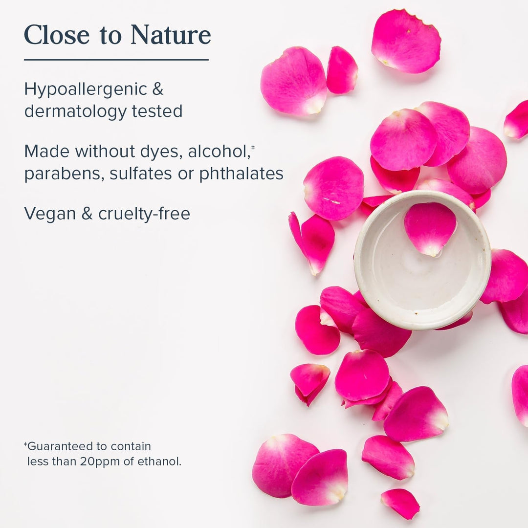 HERITAGE STORE Rosewater Facial Toner with Hyaluronic Acid, Dry to Combination Skin, Hydrating Toner Refines Pores, Minimizes Look of Fine Lines and Wrinkles, Hypoallergenic, Vegan, Cruelty Free, 8Oz - Absolute Discounts