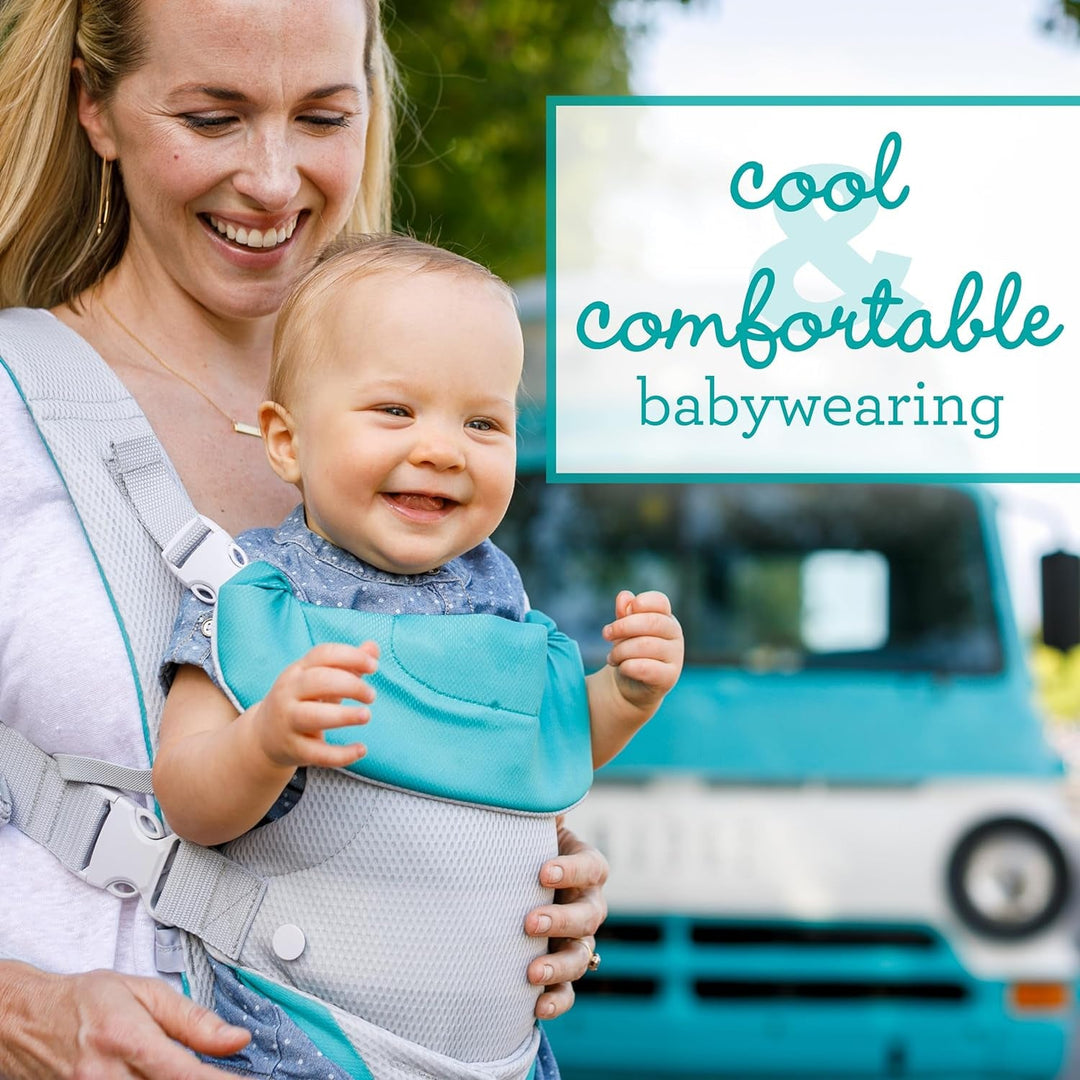 Infantino Flip 4 - In - 1 Light & Airy Convertible Baby Carrier, Adjustable, Ergonomic Babywearing, Registry Essential, Baby Carrier for Newborn to Toddler - Absolute Discounts