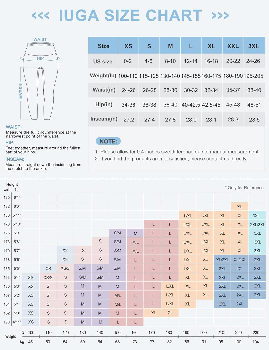 IUGA Women'S Fleece Lined Leggings with Pockets Winter Warm Thermal Leggings for Women High Waisted Yoga Pants - Absolute Discounts