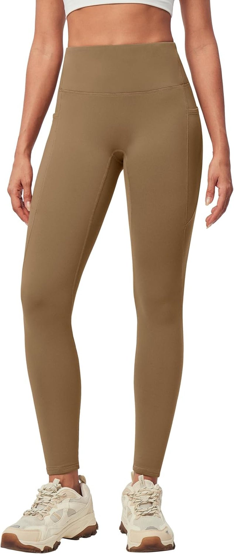 IUGA Women'S Fleece Lined Leggings with Pockets Winter Warm Thermal Leggings for Women High Waisted Yoga Pants - Absolute Discounts