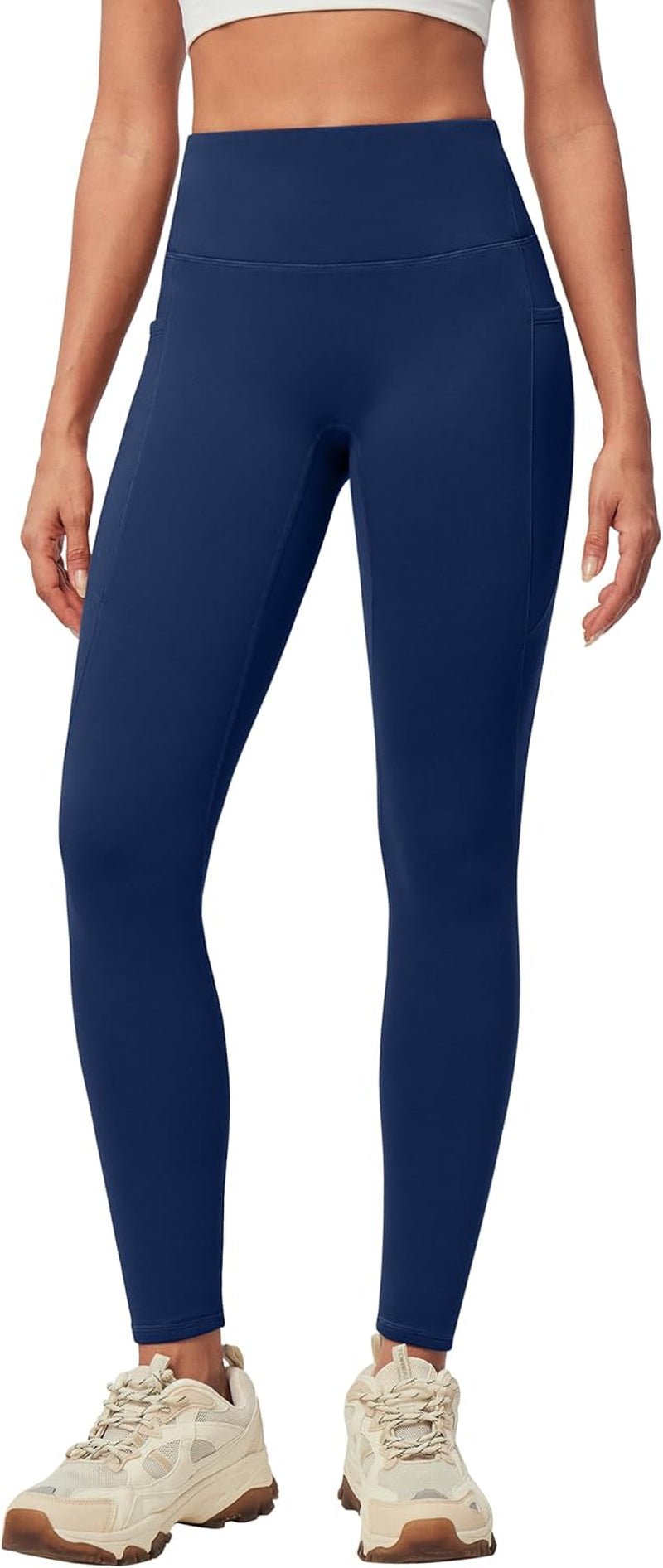 IUGA Women'S Fleece Lined Leggings with Pockets Winter Warm Thermal Leggings for Women High Waisted Yoga Pants - Absolute Discounts