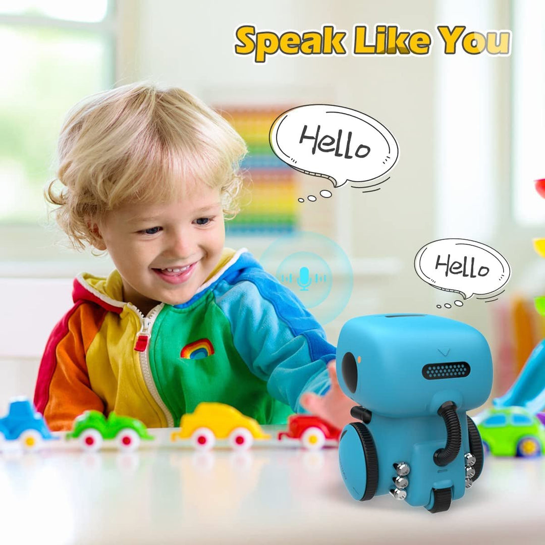 Kaekid Robots for Kids, Interactive Smart Robotic with Touch Sensor, Voice Control, Speech Recognition, Singing, Dancing, Repeating and Recording, Robot Toy for 3 4 5 6 7 8 Year Old Boys Girls - Absolute Discounts