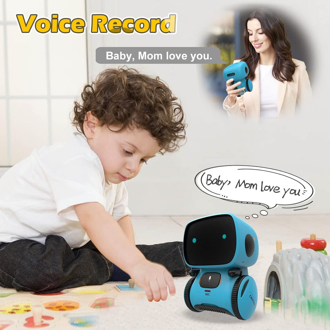 Kaekid Robots for Kids, Interactive Smart Robotic with Touch Sensor, Voice Control, Speech Recognition, Singing, Dancing, Repeating and Recording, Robot Toy for 3 4 5 6 7 8 Year Old Boys Girls - Absolute Discounts