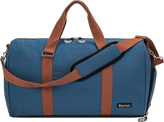 Kuston Sports Gym Bag with Shoe Compartment&Wet Pocket,Travel Duffel Bag,Weekend Bag,Workout Bag Suitable for Men and Women - Absolute Discounts