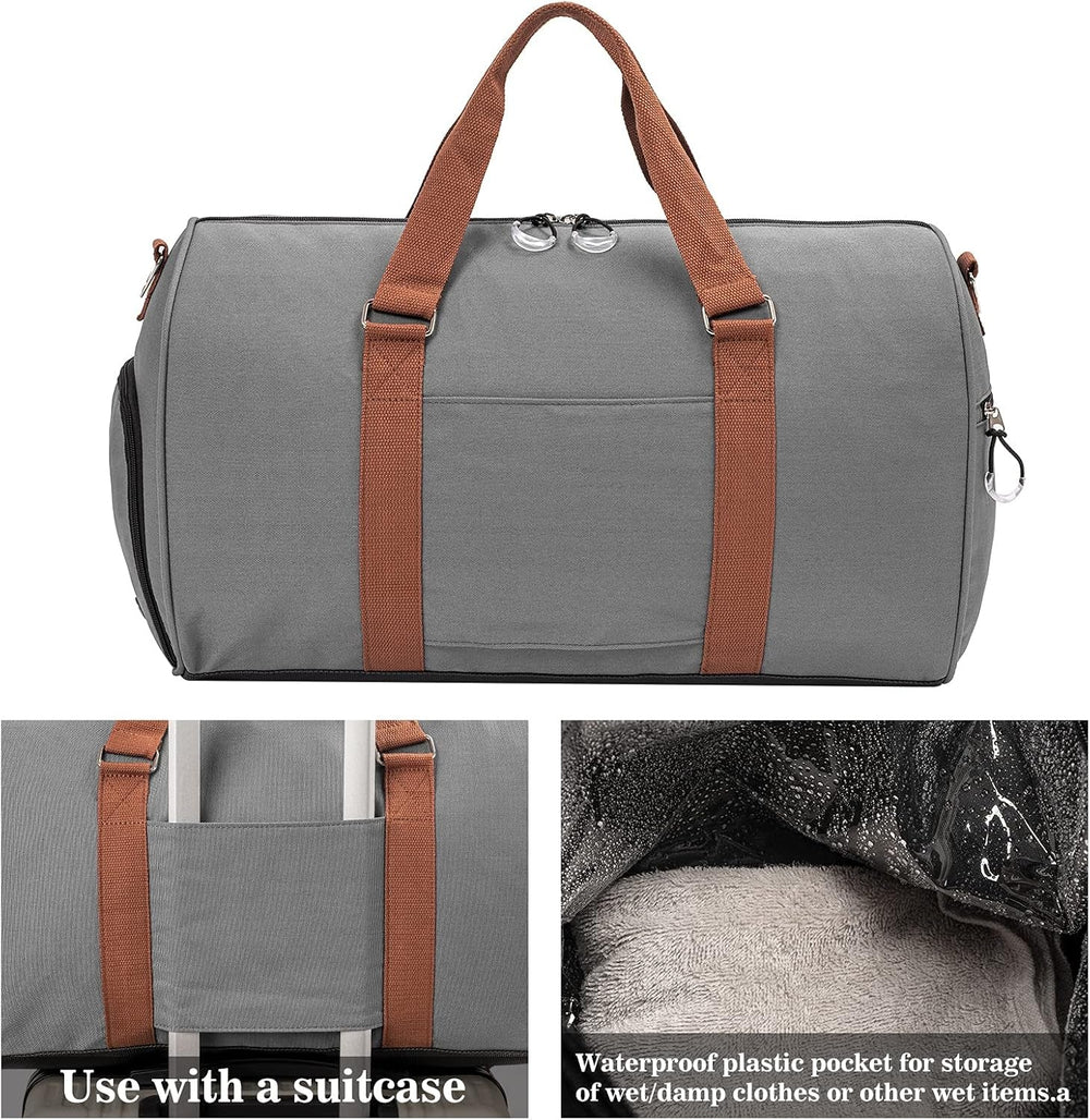 Kuston Sports Gym Bag with Shoe Compartment&Wet Pocket,Travel Duffel Bag,Weekend Bag,Workout Bag Suitable for Men and Women - Absolute Discounts