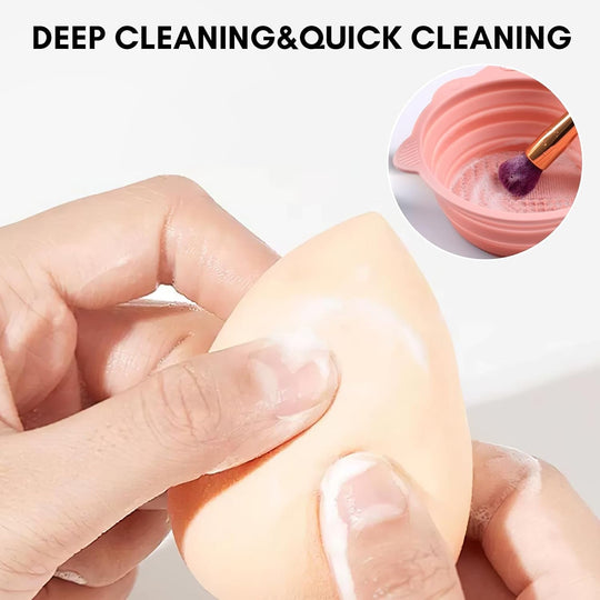 Makartt Brush Cleaner Solution: Deep Cleaning for Makeup and Nail Brushes, Sponges, and Powder Puffs, Hypoallergenic Formula, Removes Residue from Cosmetic Tools Cruelty - Free(2.02 Fl Oz) - Absolute Discounts