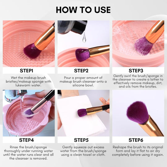Makartt Brush Cleaner Solution: Deep Cleaning for Makeup and Nail Brushes, Sponges, and Powder Puffs, Hypoallergenic Formula, Removes Residue from Cosmetic Tools Cruelty - Free(2.02 Fl Oz) - Absolute Discounts
