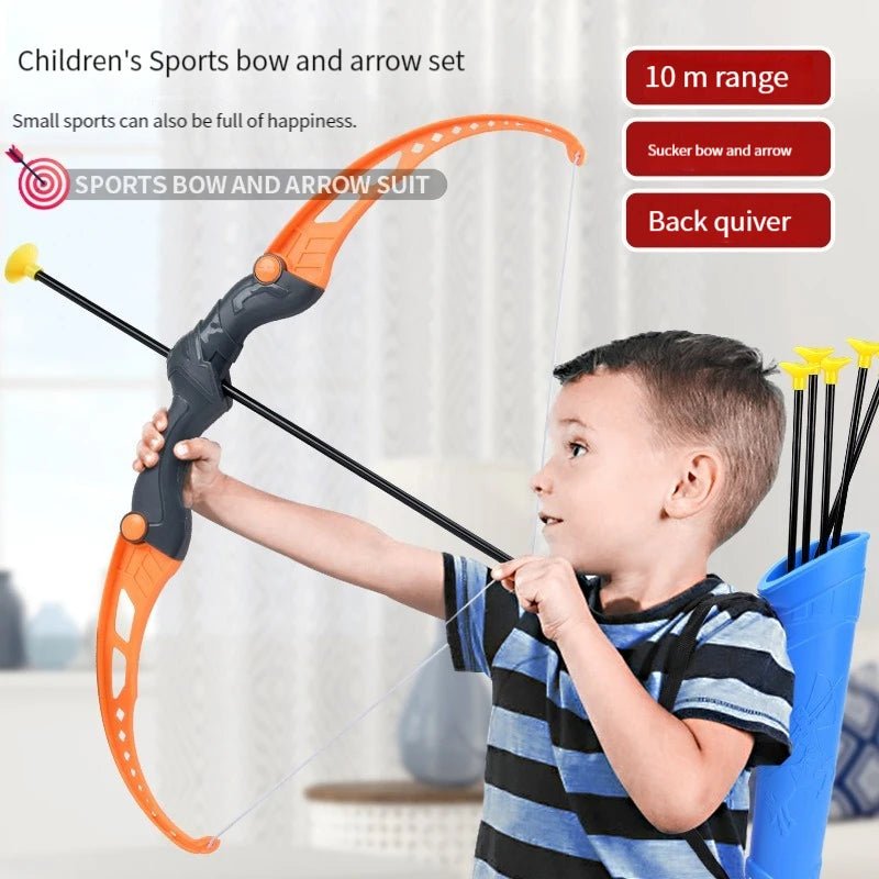 52Cm Bow and Arrow Toy Set for Children Archery Practice Recurve Outdoor Sorts Shooting Toy with Target Boys Kids Gifts - Absolute Discounts