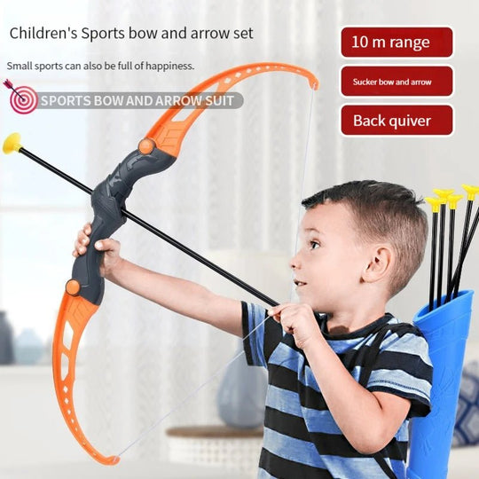 52Cm Bow and Arrow Toy Set for Children Archery Practice Recurve Outdoor Sorts Shooting Toy with Target Boys Kids Gifts - Absolute Discounts