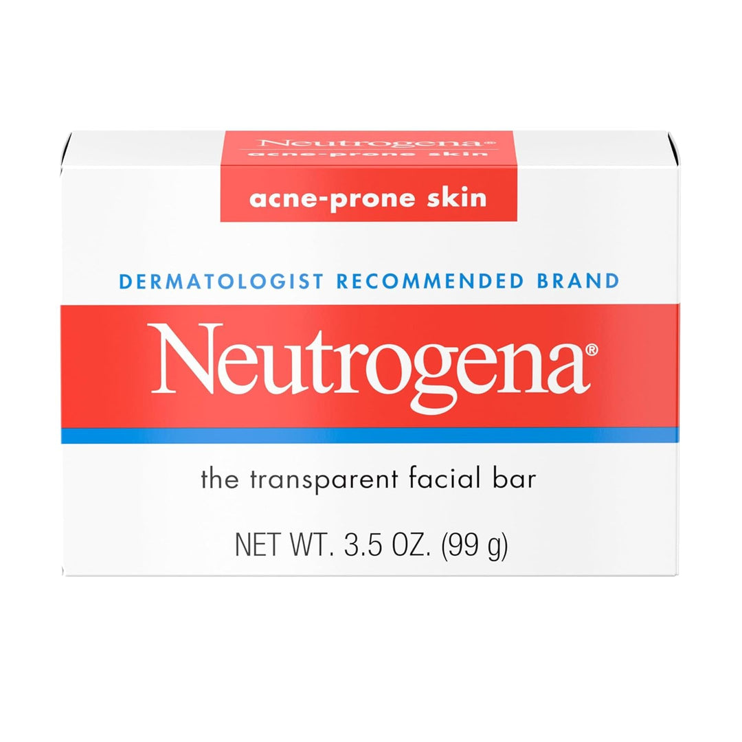 Neutrogena Facial Cleansing Bar Treatment for Acne - Prone Skin, 3.5 Oz - Absolute Discounts