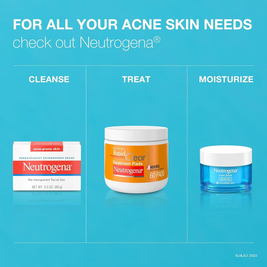 Neutrogena Facial Cleansing Bar Treatment for Acne - Prone Skin, 3.5 Oz - Absolute Discounts