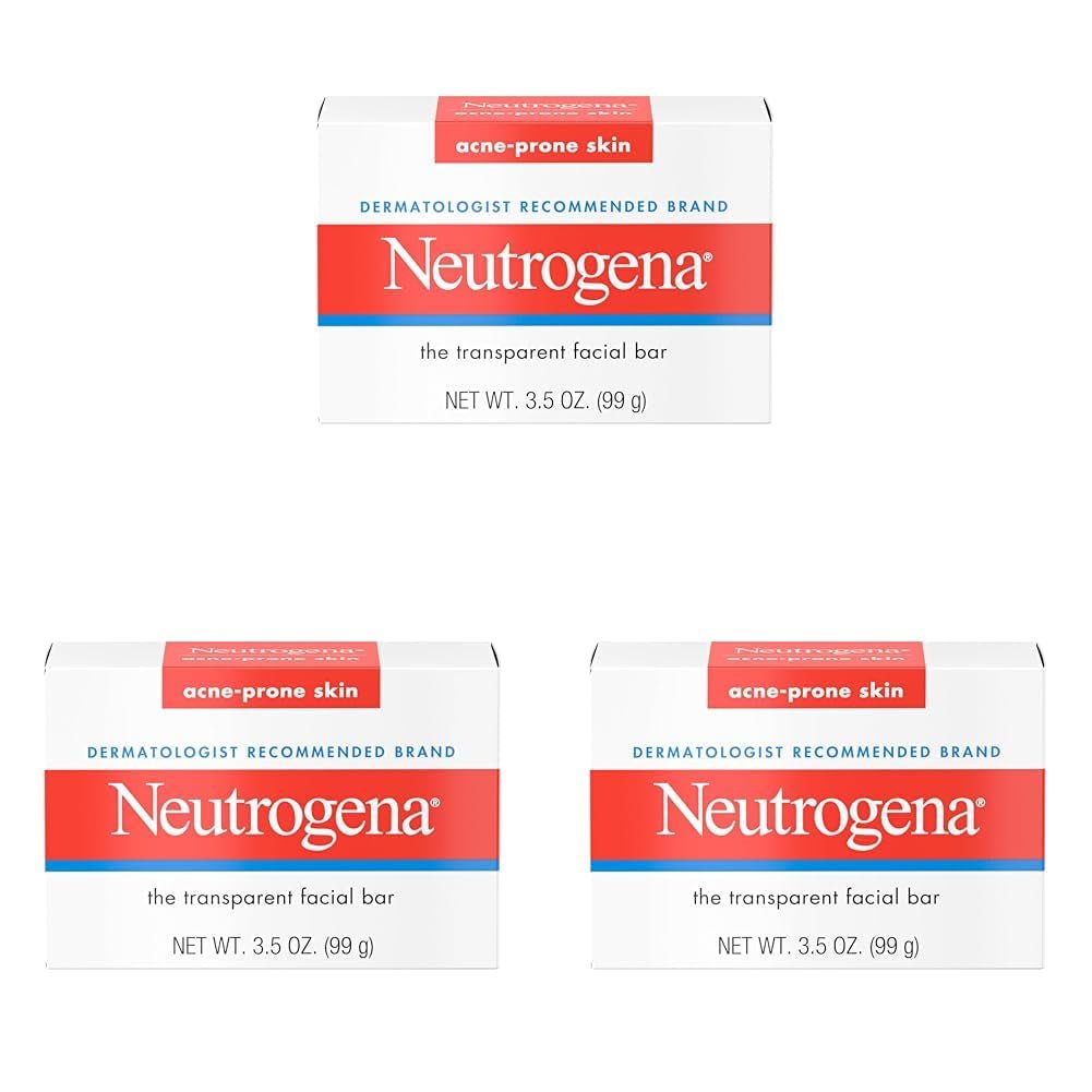 Neutrogena Facial Cleansing Bar Treatment for Acne - Prone Skin, 3.5 Oz - Absolute Discounts