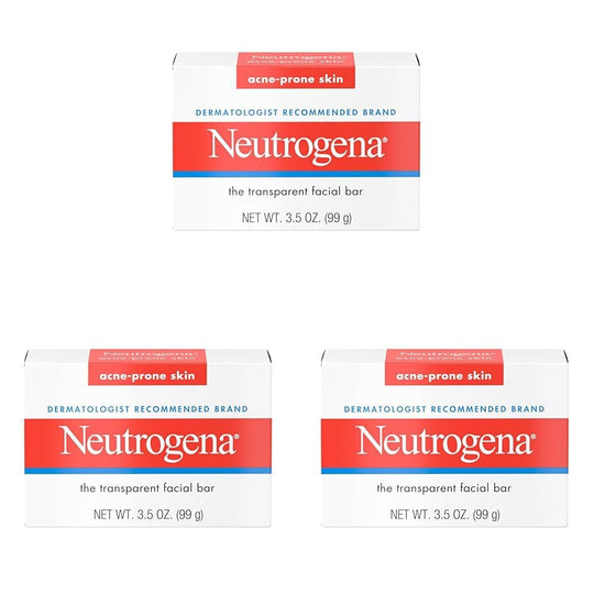 Neutrogena Facial Cleansing Bar Treatment for Acne - Prone Skin, 3.5 Oz - Absolute Discounts