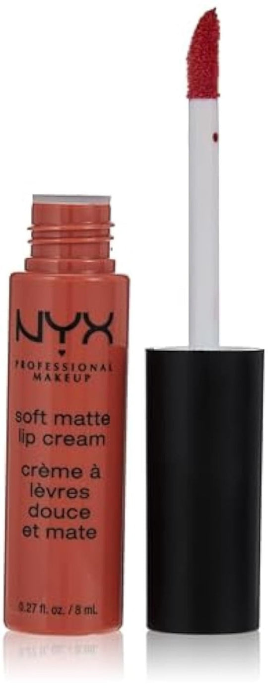 NYX PROFESSIONAL MAKEUP Soft Matte Lip Cream, Lightweight Liquid Lipstick - Abu Dhabi (Deep Rose - Beige) - Absolute Discounts