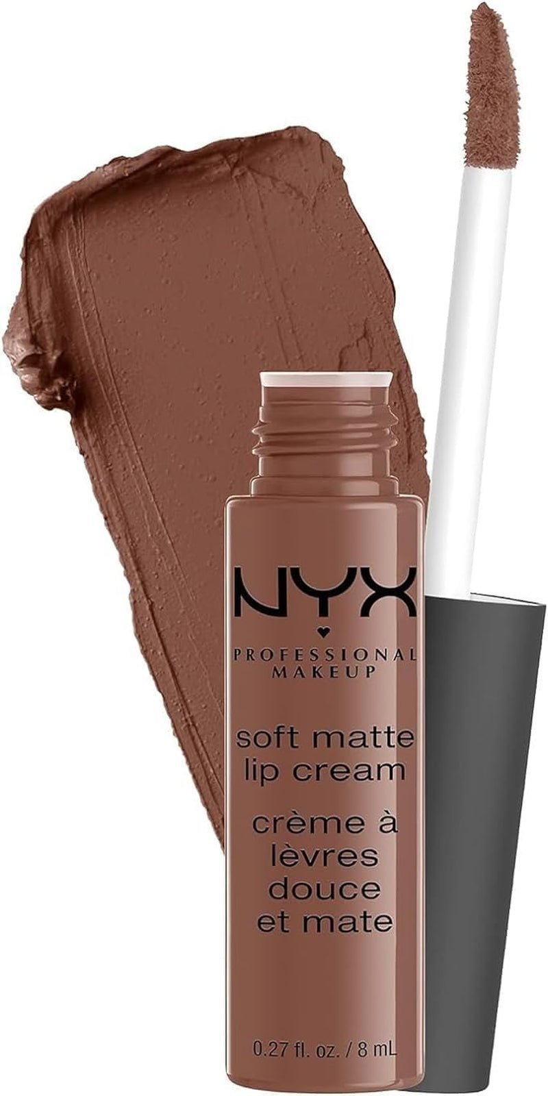 NYX PROFESSIONAL MAKEUP Soft Matte Lip Cream, Lightweight Liquid Lipstick - Abu Dhabi (Deep Rose - Beige) - Absolute Discounts