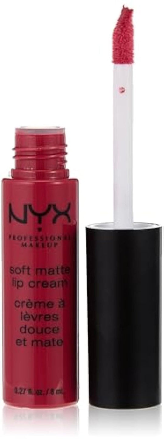 NYX PROFESSIONAL MAKEUP Soft Matte Lip Cream, Lightweight Liquid Lipstick - Abu Dhabi (Deep Rose - Beige) - Absolute Discounts