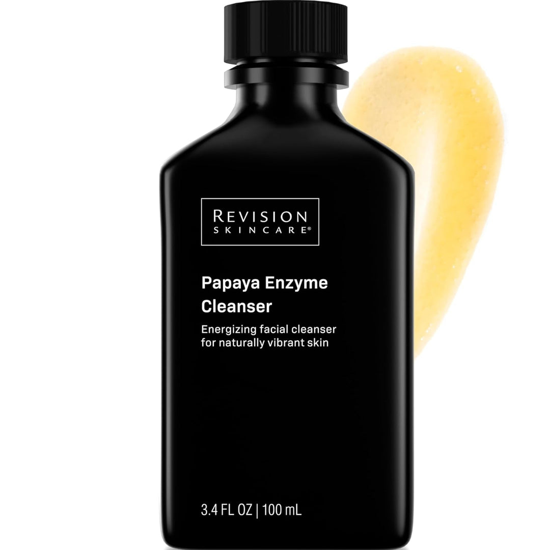 Revision Skincare Papaya Enzyme Cleanser, Energizing Facial Cleanser with Salicylic Acid, Soothing and Exfoliating - Absolute Discounts