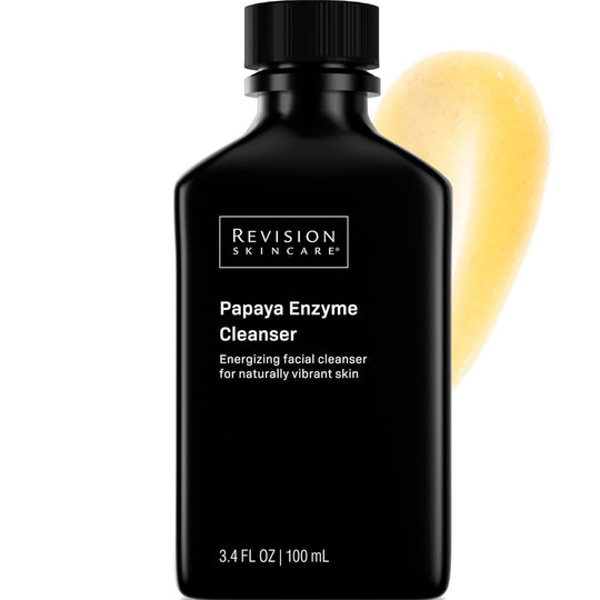 Revision Skincare Papaya Enzyme Cleanser, Energizing Facial Cleanser with Salicylic Acid, Soothing and Exfoliating - Absolute Discounts