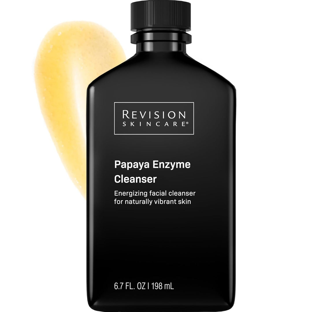 Revision Skincare Papaya Enzyme Cleanser, Energizing Facial Cleanser with Salicylic Acid, Soothing and Exfoliating - Absolute Discounts