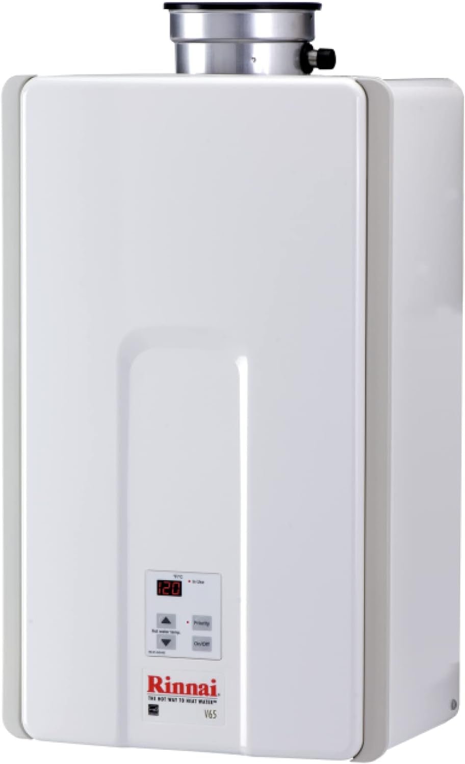 Rinnai V65Ip Tankless Hot Water Heater, 6.5 GPM, Propane, Indoor Installation - Absolute Discounts