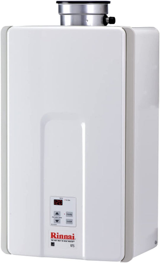 Rinnai V65Ip Tankless Hot Water Heater, 6.5 GPM, Propane, Indoor Installation - Absolute Discounts