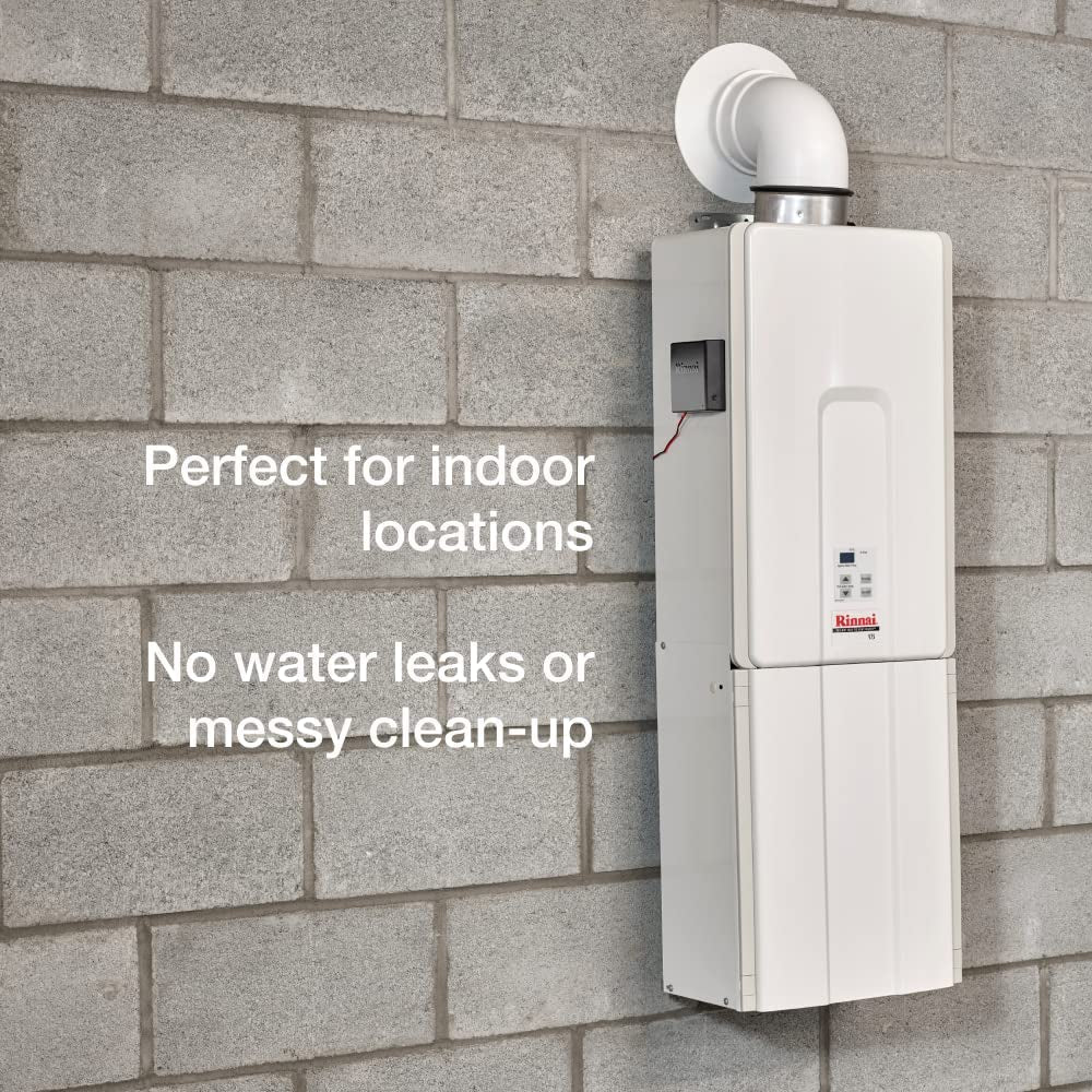 Rinnai V65Ip Tankless Hot Water Heater, 6.5 GPM, Propane, Indoor Installation - Absolute Discounts