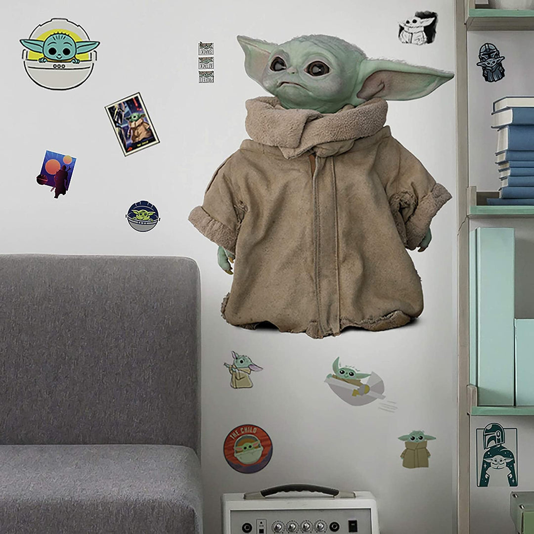 Roommates Star Wars: the Mandalorian Grogu Peel and Stick Wall Decals by Roommates, RMK4477SCS - Absolute Discounts