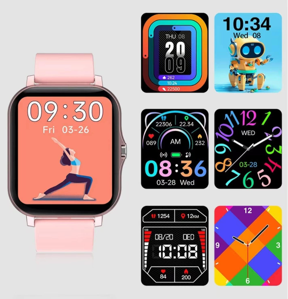 Smart Fitness Tracker Watch for Android/IOS (Rose Gold) - Absolute Discounts