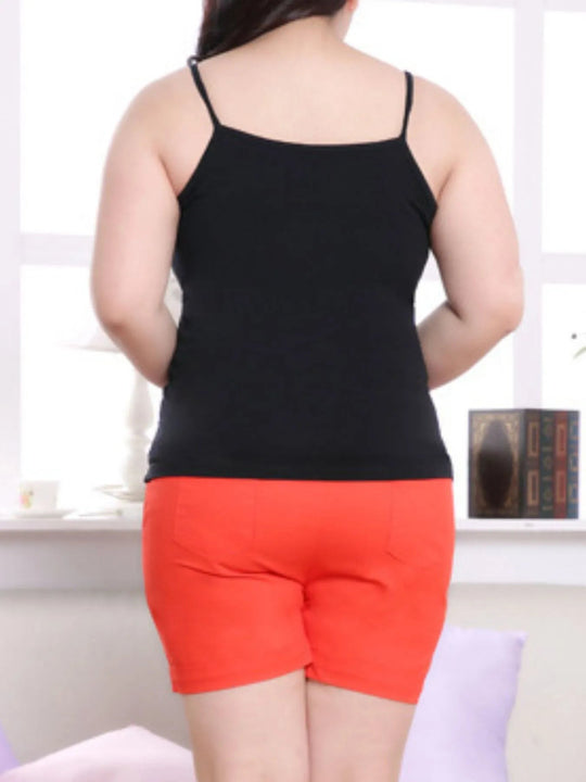 Solid Color Scoop Neck Tank Top - Absolute Discounts