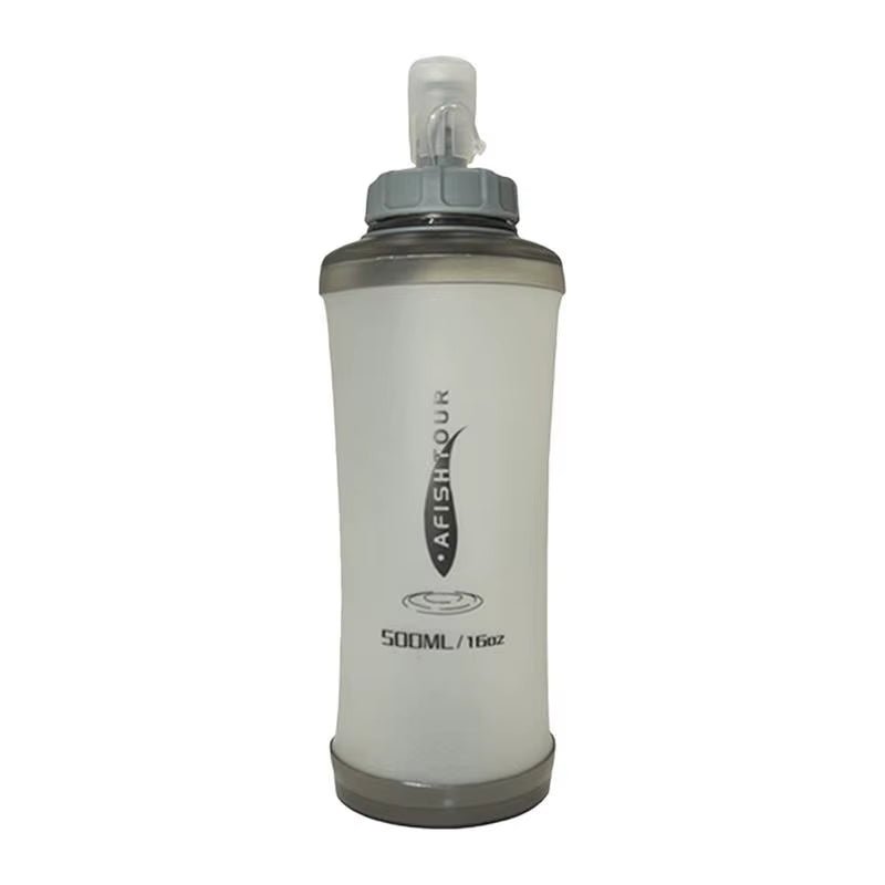 Sports Water Bottle Flexible Reusable Water Bottle Expandable Water Bottle Squeeze Water Bottl Gym Water Bottle with Nozzle For - Absolute Discounts