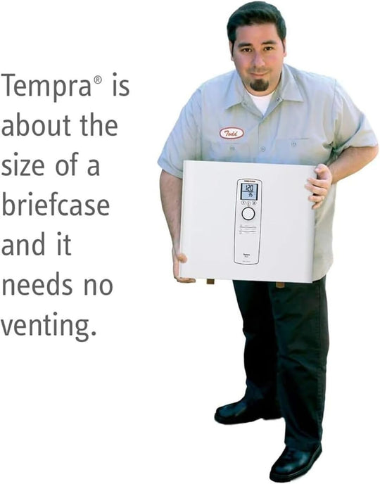 Stiebel Eltron Tankless Water Heater – Tempra 20 plus – Electric, on Demand Hot Water, Eco, White - Absolute Discounts