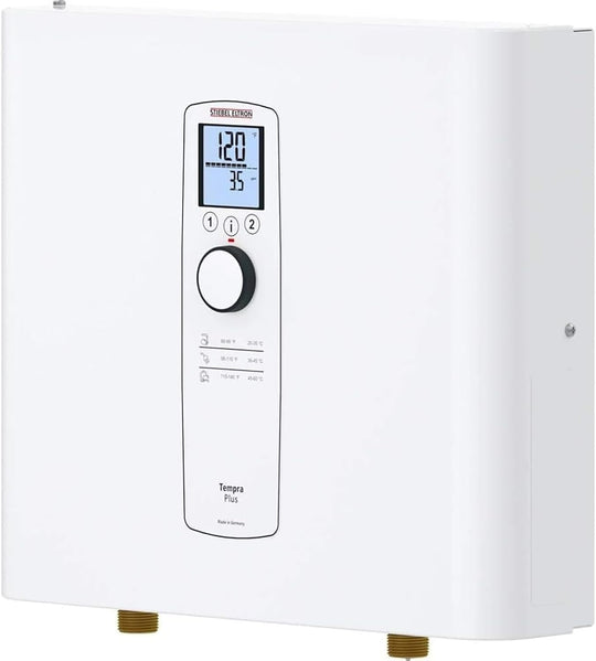 Stiebel Eltron Tankless Water Heater – Tempra 20 plus – Electric, on Demand Hot Water, Eco, White - Absolute Discounts