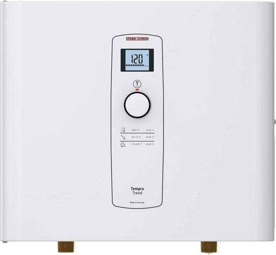 Stiebel Eltron Tankless Water Heater – Tempra 20 plus – Electric, on Demand Hot Water, Eco, White - Absolute Discounts