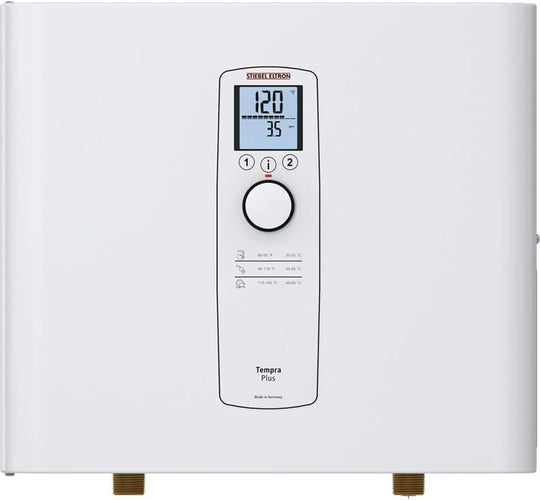 Stiebel Eltron Tankless Water Heater – Tempra 20 plus – Electric, on Demand Hot Water, Eco, White - Absolute Discounts