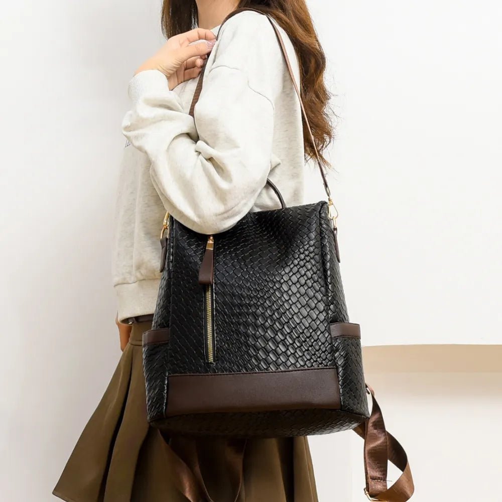 PU Leather Backpack Bag - Absolute Discounts