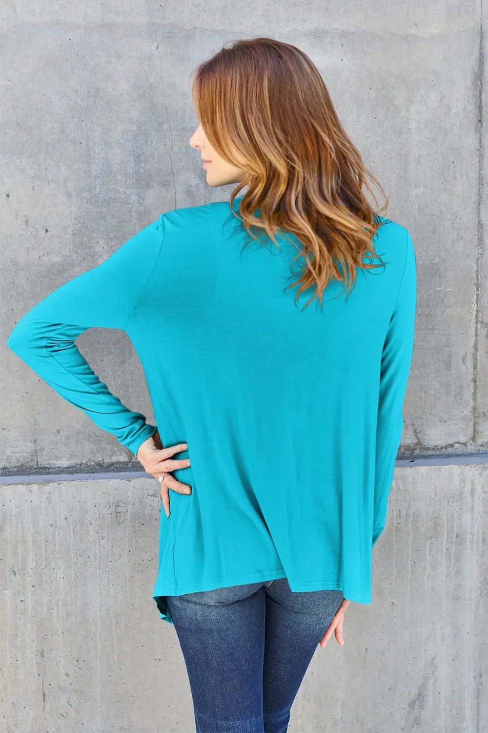 Basic Bae Full Size Open Front Long Sleeve Cardigan - Absolute Discounts